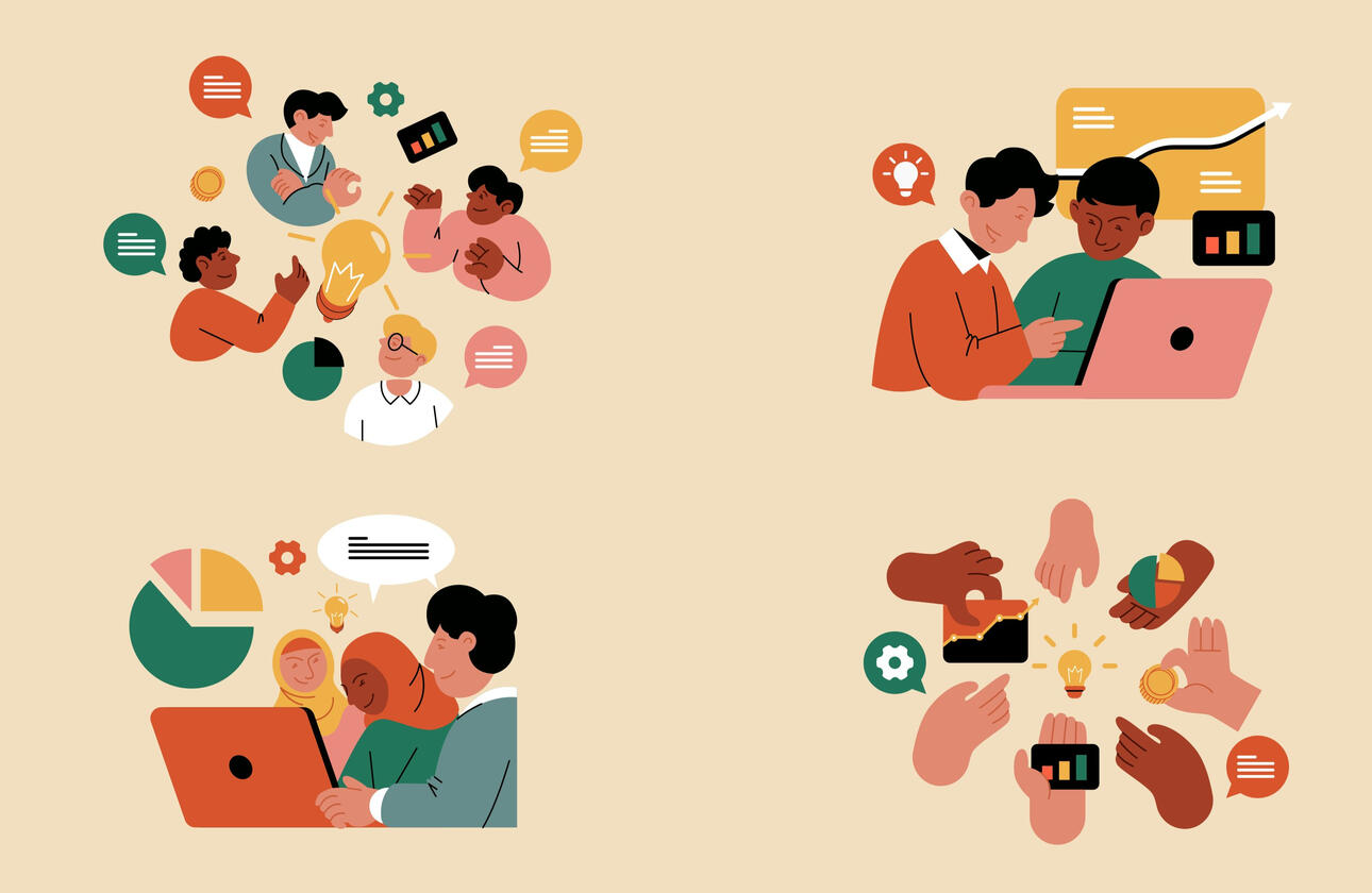 Photo de Julie Dilouya, notre tête de liste, et de quelques candidat•es de notre liste.